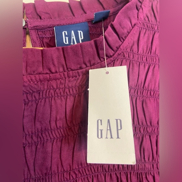 NWT GAP Smocked Ruffle Sleeve Mini Dress - Picture 4 of 8